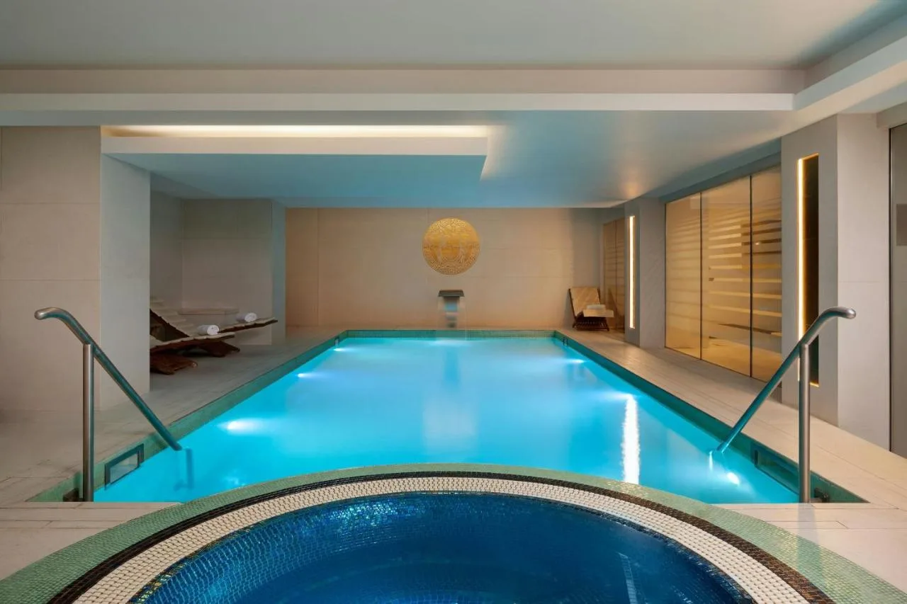 Indoor swimming pool at Montcalm Royal London House on Finsbury Square, Islington